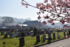 Distant view of new chapels