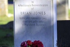 Brian Jones' grave