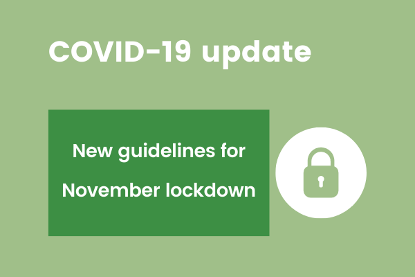 November lockdown service update image