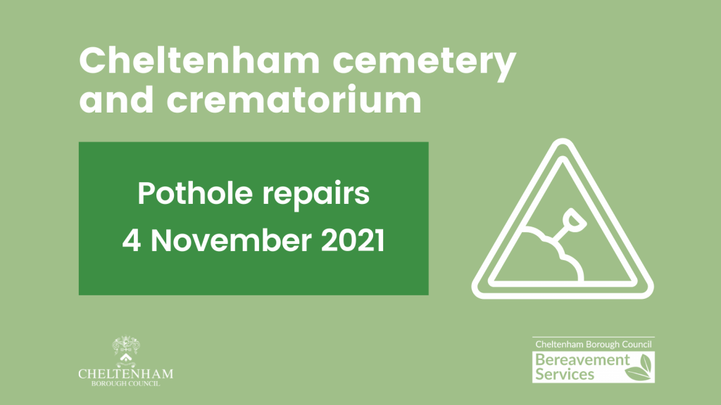Cheltenham cemetery and crematorium - pothole repairs
